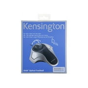 Kensington Optical Orbit Trackball Mouse, Two-Button, Black/Silver