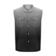 thumbnail image 4 of Camiseta sin mangas con cuello vuelto para hombre, estilo informal, a la moda, con estampado degradado, cuello vuelto, sin mangas, bolsillos, deportiva, de poliéster, 4 of 5