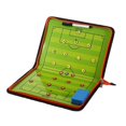 thumbnail image 3 of Tablero táctico de entrenador con cremallera magnética, tablero táctico de fútbol, tablero táctico de entrenador, tablero de estrategia plegable con portapapeles para bolígrafos, oferta, 1 juego, 3 of 5
