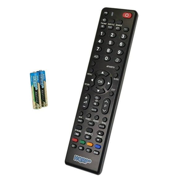 HQRP TV Télécommande universelle pour Toshiba 40FT2U1 40FT2UM 40G300U  40G300U1 40G300U3 40G300UM LCD LED HD Smart TV 1080p 3D Ultra 4K 