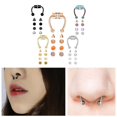 thumbnail image 3 of Guardoinrt Xiangbala Magnetic Fake Septum Nose Rings Hoop for Women Chic and Sophisticated Bright 5 Color 1Set, 3 of 5