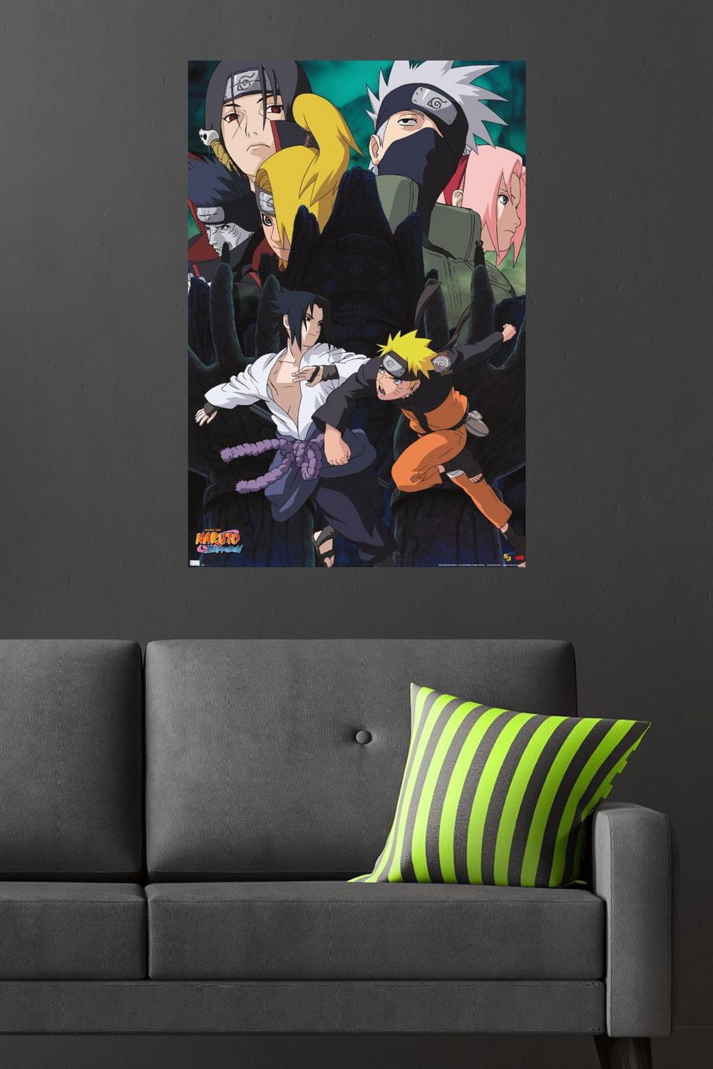 Naruto Shippuden - Action Wall Poster, 22.375" x 34"