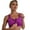 Purple, variant on LYMAYTER Women Sports Bras Plus Size Cross Back Bra Comfort Shockproof Wirefree Bra Zip Front Sports Running Bras S-5XL