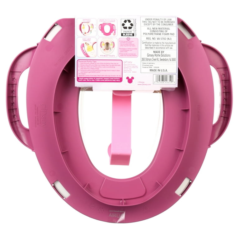 Disney Minnie Mouse "Smile crew" Soft Potty Seat with Potty Hook
