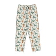 thumbnail image 4 of Naloa Summer Dinosaur Print Women’s Ultra-Soft Comfy Pajama Lounge Pants with Pockets & Drawstring, 4 of 8