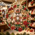 thumbnail image 3 of Christmas Sparkling Diamond Art Hanging Suncatcher Decoration, Crystal Clear Rhinestone Fairy Tale 3D Wall Hanging Sign for Front Door Window Indoor Outdoor Home Holiday Decor Ideal Xmas Gift, 3 of 5
