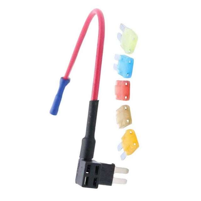 5Pcs Porte-Fusible Professionnel Mini Voitures Fusibles Pliage Multifonctions Large Application Adaptateur Pièces de Rechange Automobile