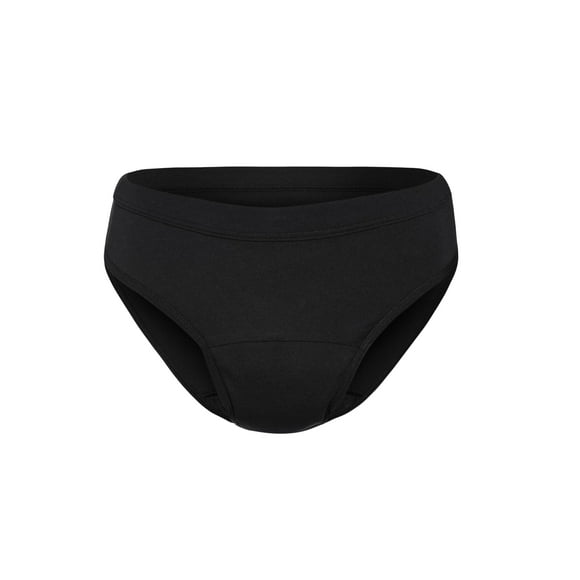 Bikini de algodón a prueba de fugas KNIX Period Underwear negro XXL