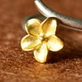 thumbnail image 3 of Anillos abiertos de flores Qarigey de plata de ley 925 hipoalergénicos, 3 of 6