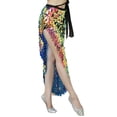 thumbnail image 2 of Conjunto de toalla de cadera de sirena para danza del vientre, toalla de cintura de cadera con lentejuelas sexy, falda larga con cuentas, 2 of 5