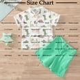 thumbnail image 3 of ATOGUTA Size 1-5 Years Toddler Boys Outfits Kids Short Sleeve Top T-Shirt & Shorts Dinosaur Clothing Sets Green, 3 of 5