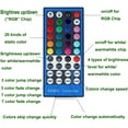 thumbnail image 3 of Color Changing LED Under Cabinet Lighting Kit with IR Control - Multi-Color Puck Lights for Kitchen Shelf and Counter Lighting, 6 Lights, 18W RGBWW (RGB + Warm White), 3 of 8