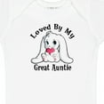 thumbnail image 4 of Inktastic Loved by My Great Auntie Bunny Rabbit Boys or Girls Baby Bodysuit, 4 of 5