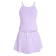 thumbnail image 5 of No Boundaries Cozy Sleepwear Cami and Skort Set, 2-Piece, Women’s and Women’s Plus XXS-3X, 5 of 5