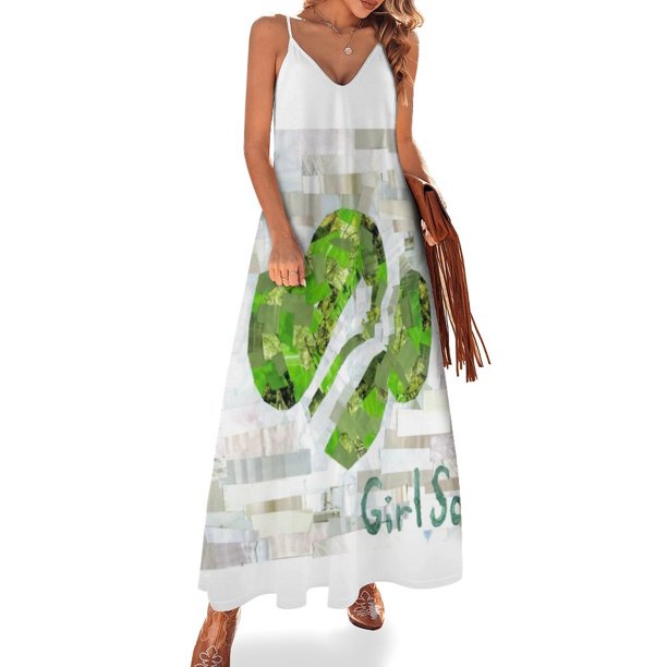 Vestido sin mangas orgullosa de Girl Scout vestidos verano mujer 2024 Vestidos vestido verano 2024 mujer