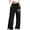 Black-A, variant on Girls Wide Leg Sweatpant Fall Winter Fashion Fleece Warm Cute Print Trousers Elastic Waist Wide Leg Pants With Pockets (11-12 Years, Light Blue-A)