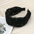 thumbnail image 6 of Unique Bargains 1 Pc Fashion Lace Wide Headbands for Women Black, 6 of 6