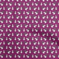 thumbnail image 1 of oneOone Viscose Jersey Purple Fabric Animal Sewing Fabric By The Yard Printed Diy Clothing Sewing Supplies 60 Inch Wide, 1 of 5