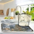 thumbnail image 5 of Christmas Trees Dish Drying Mat Dish Drainer Rack Mats Water Absorbent Non-Slip Easy Clean Heat Resistant for Kitchen Counter, 5 of 8