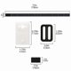 thumbnail image 3 of Universal Solar Pool Cover Repair Kit with 8 Straps for Inground Swimming Pools, 3 of 5