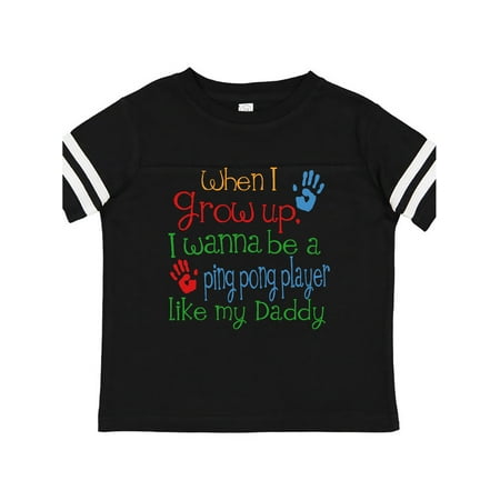 

Inktastic Ping Pong Player Like Daddy Gift Toddler Boy or Toddler Girl T-Shirt