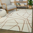 thumbnail image 5 of Descartes Abstract Modern Area Rug Rust 5'3" x 7' 5' x 8' Ivory, 5 of 5