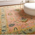 thumbnail image 3 of Surya Hillcrest HIL-9044 108 x 156" Rectangle Wool Rug in Dusty Pink/Seafoam, 3 of 5