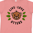 thumbnail image 4 of Inktastic Live Love Otters Boys or Girls Toddler T-Shirt, 4 of 5