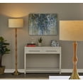 thumbnail image 4 of Eve Floor Lamp with Natural Oak Wood and Antique Brass Base, 4 of 5