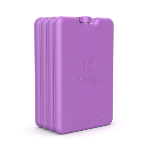 Enfriadores Ice Packs Bentgo Ice Lunch, paquete de 4 unidades (morados)