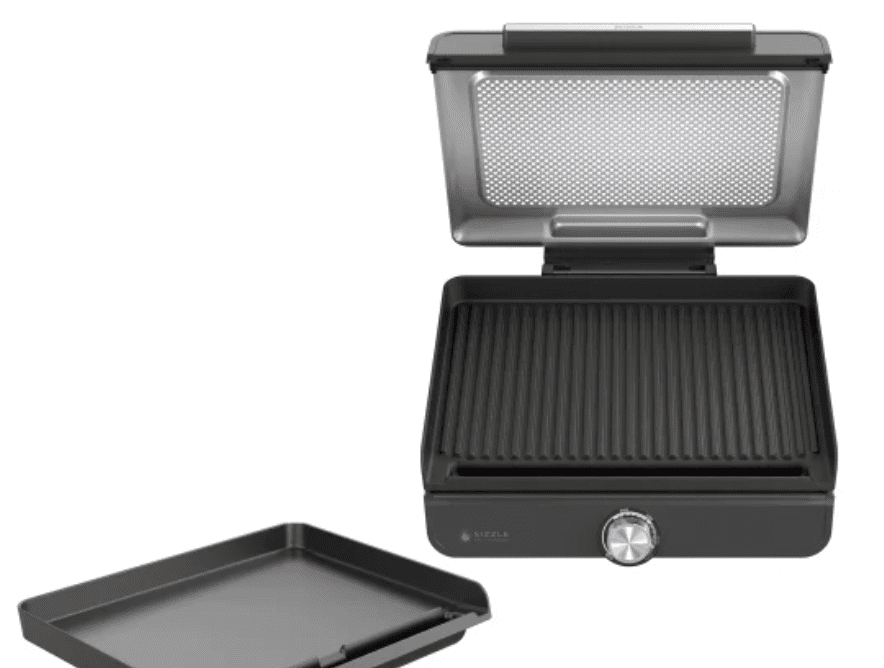 Ninja Sizzle Smokeless Indoor Grill with Nonstick Grill Plate GR100