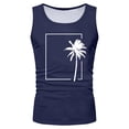 thumbnail image 4 of Gibobby Mens Workout Tank Tops Sleeveless Muscle Gym T Shirts Baseball Cut Off Raglan Sleeve Color Block Tees(L,Dark Blue), 4 of 5