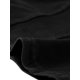 thumbnail image 5 of Top corto INSPIRE CHIC para mujeres, blusa sexy de cadena frontal de manga corta para fiesta en negro L, 5 of 6