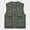 Army Green, variant on Men's Fishing Vest Utility Safari Travel Vest with Pockets Outdoor Work Fly Summer Vest Army Green 2(M)