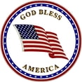 thumbnail image 3 of CafePress - God Bless America - Greeting Card, Blank Inside Matte, 3 of 3