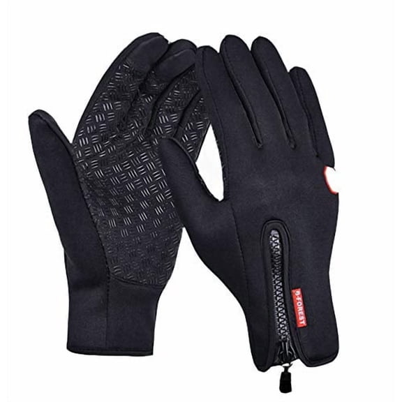 Winter Touch Screen Warm Gloves for Cycling, Amazing Thermala Premium Thermal Windproof Gloves, Outdoor Sports (X-Large) Black