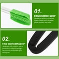 thumbnail image 3 of QUMIIRITY Long Tongs For Grabbing Trash Grabber Tool Aluminium Alloy Green 1Pack, 3 of 8