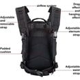 thumbnail image 2 of Early Special -FieldTEQ 72HR Backpack - Small Military Style Tactical and Survival Rucksack Pack Camping Hunting Hiking Bug Out Bag, 2 of 4