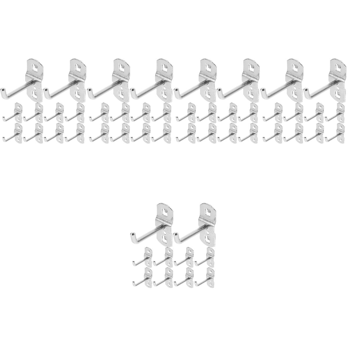 MLINS 60 Pcs  Pegboard Hook Peg Hooks Display Rack Hooking Supermarket Shelf Hooks