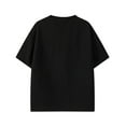 thumbnail image 2 of Fanxing Big And Tall T Shirts V Neck Black Short Sleeve Tops Streetwear 3XL, 2 of 4