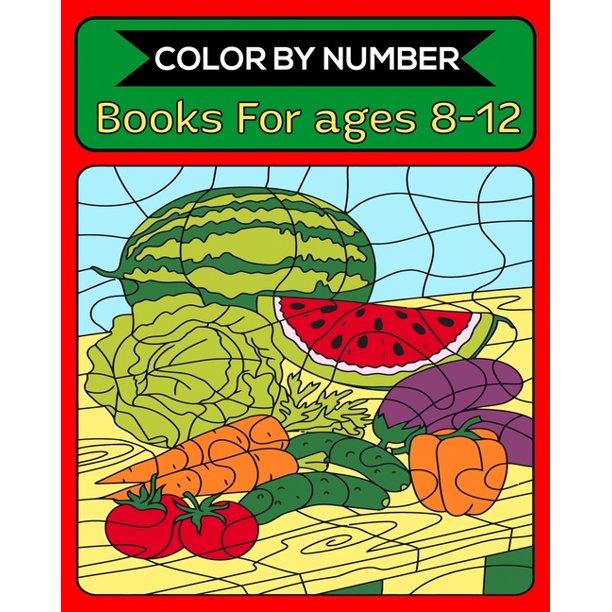 Color By Number Books For ages 812 50 Unique Color By Number Design