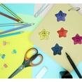 thumbnail image 4 of 500 pegatinas de estrellas, pegatinas de estrellas con cara sonriente para niños, pegatinas de estrellas brillantes de colores de recompensa para planificador de estudiantes y escuela, 4 of 5