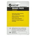 thumbnail image 2 of Niche Brake Pad Set for Polaris Indy 850 800 Switchback 600 Rear Organic 2 Pack 519-KPA2673D, 2 of 6