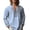 Blue, variant on Cotton Long Sleeve Vintage V Neck T Shirts For Men Summer Travel Gym Commute Errands Lounge Weekend Daily Wear Easy Layering Daily Style Smart Casual Easy Outfit