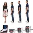 thumbnail image 4 of 1/2Pairs Height Increase Insoles Air Taller Cushion Shoes Insoles 4-Layer Heel Insert Breathable Non-Slip Air Up Shoe Lifts Inserts, Height Increasing Taller Shoes with Air Cushion for Women and Men, 4 of 8