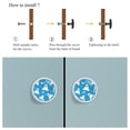 thumbnail image 4 of 4 Pcs Polar Bear Knobs for Kitchen Cabinet Cupboard Dresser Bookcase Drawer Pulls Handles Round Home Decor, 4 of 5