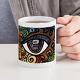 thumbnail image 6 of CafePress - Skull Eye Mugs - 11 oz Ceramic Mug - Novelty Coffee Tea Cup, 6 of 6
