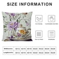 thumbnail image 5 of Fenyluxe Flowers Pillow Covers for Couch Sofa Indoor Outdoor Pillow Case Home Decor 1PC 20x20in, 5 of 5