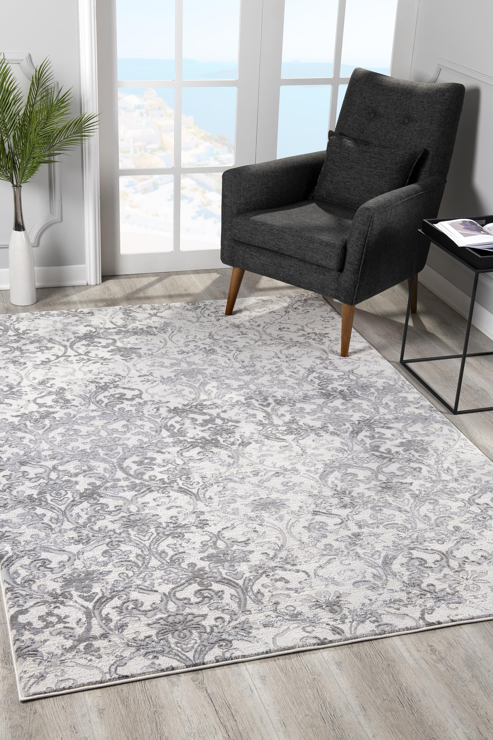 Rug Branch Oasis Collection Tapis moderne damassé