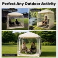 thumbnail image 3 of REDCAMP Sports Tent Pop Up Shelter, All Weather Tents for Outside Sports, Waterproof Windproof Rain Pod, Instant Setup Clear Pop Up Shelter, 3 of 7